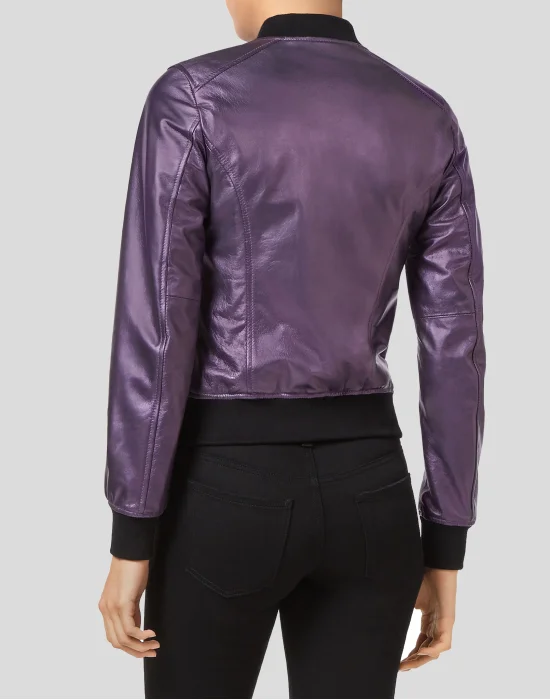 Leather Bomber Statement