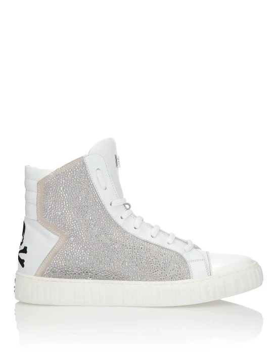 Hi-Top Sneakers Crystal