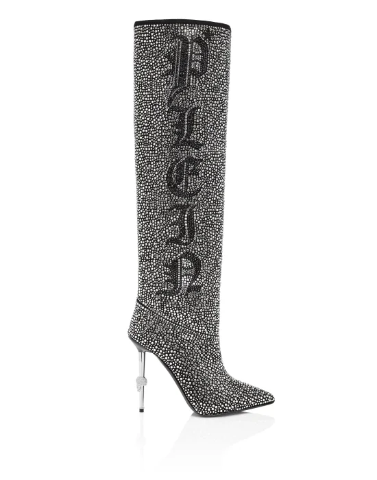 Boots Hi-Heels Overknees Crystal