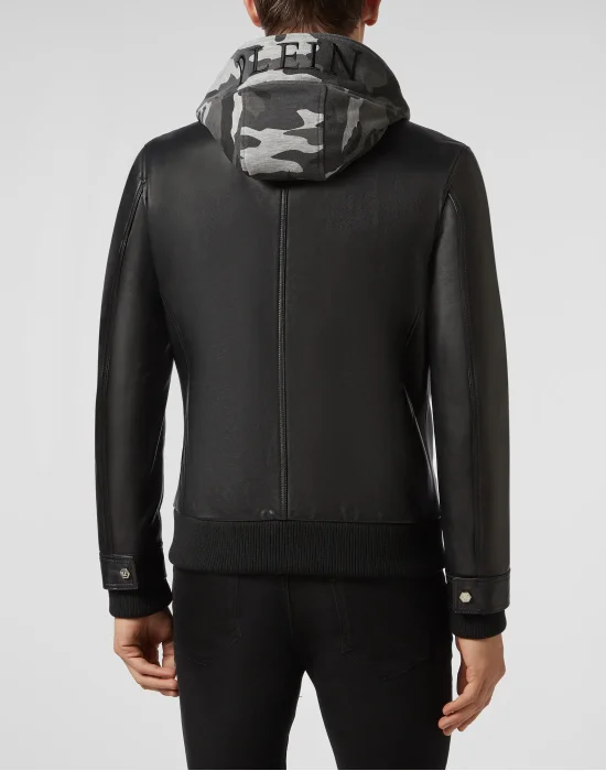 Leather Bomber Statement