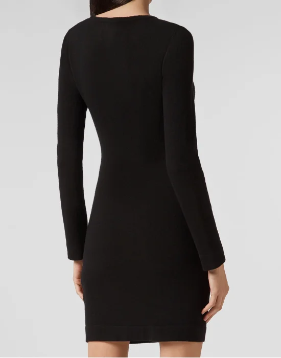 Knit Dress Crystal Plein