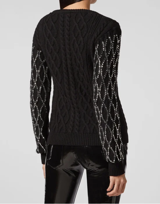 Pullover Round Neck SS Skull