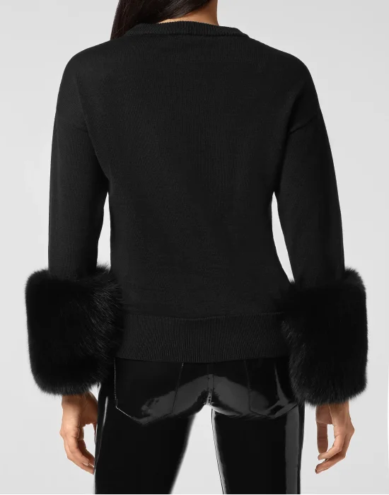 Pullover Round Neck SS Skull