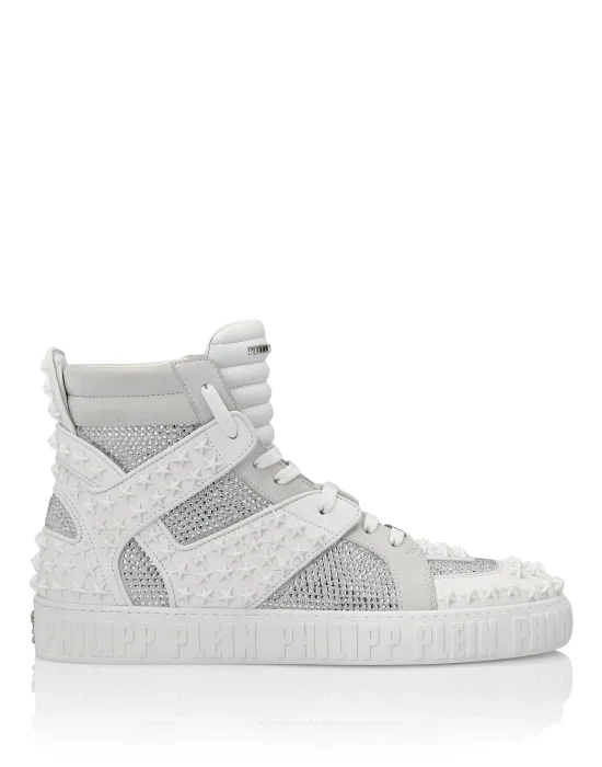 Hi-Top Sneakers Crystal