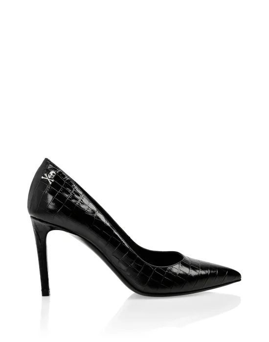 Decollete Mid Heels Skull