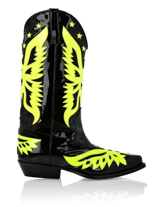 Boots Mid Flat Cowboy