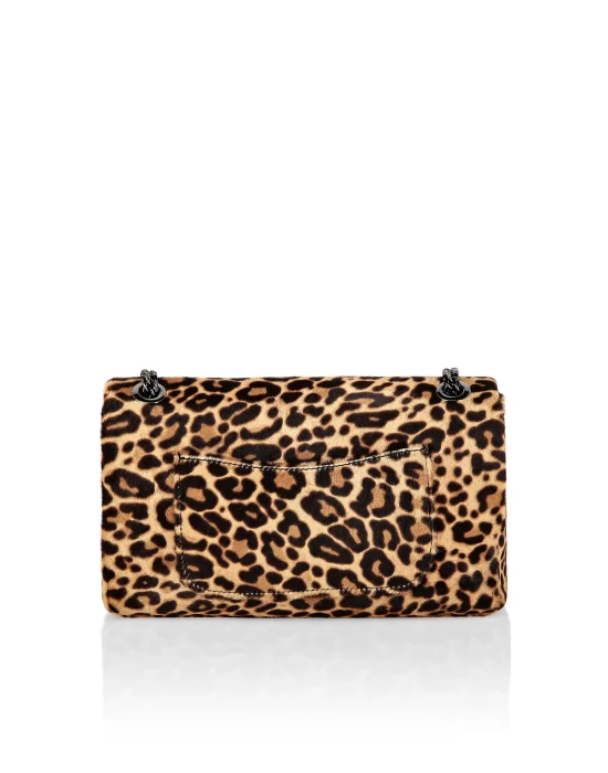 Shoulder Bag Skull Crystal Leopard