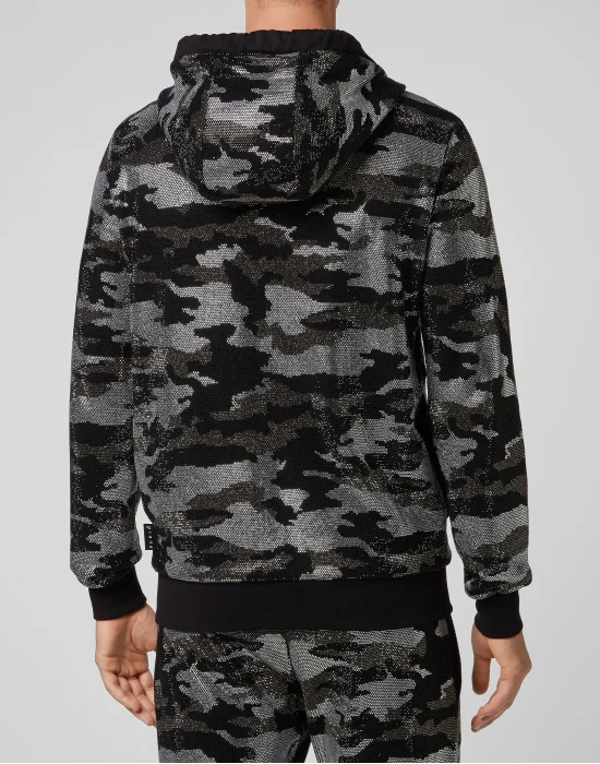 Hoodie Sweatjacket Camouflage