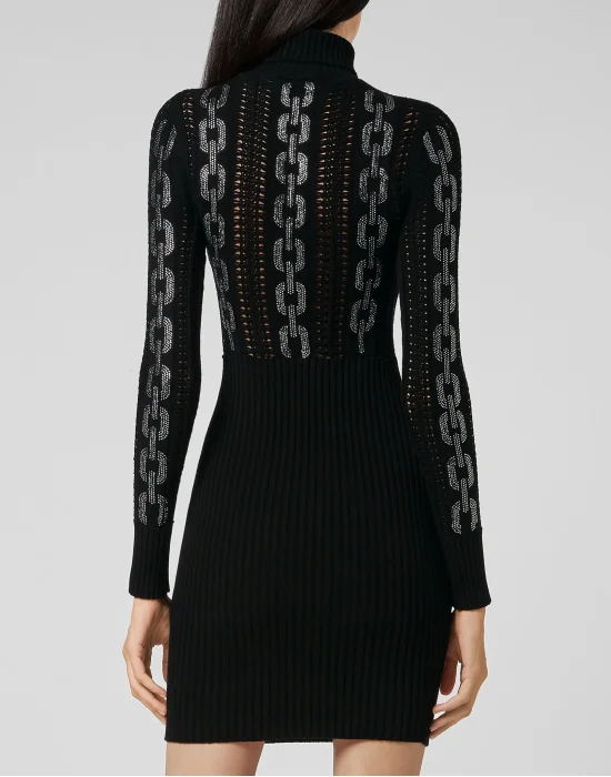 Knit Day Dress Crystal