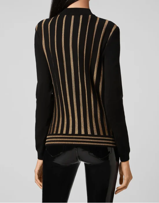 Turtle Neck LS Gold