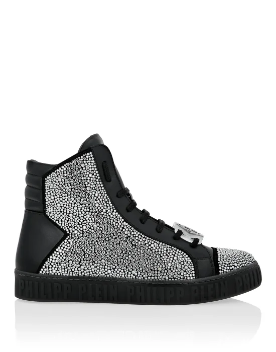 Hi-Top Sneakers Crystal