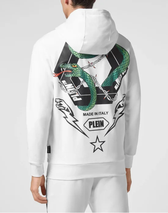 Hoodie Sweatjacket print Snake
