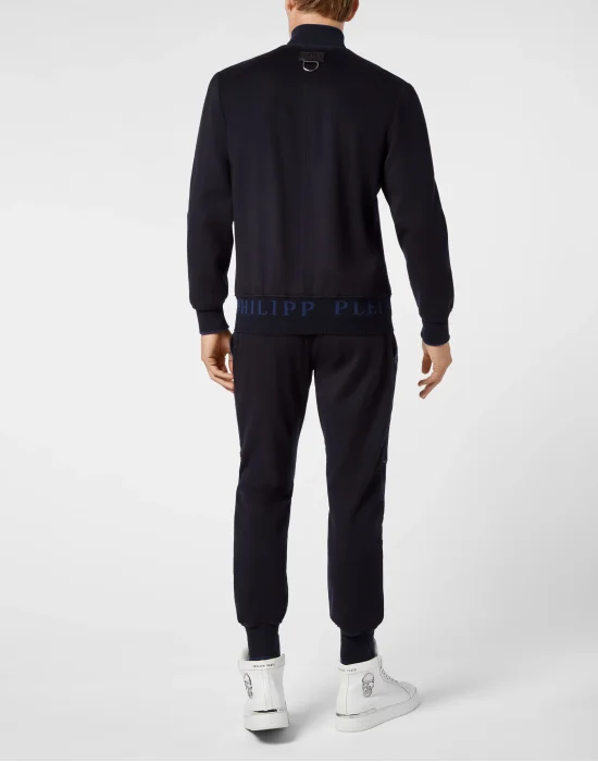Cashmere 10 Jacket/Trousers suede insert Iconic Plein