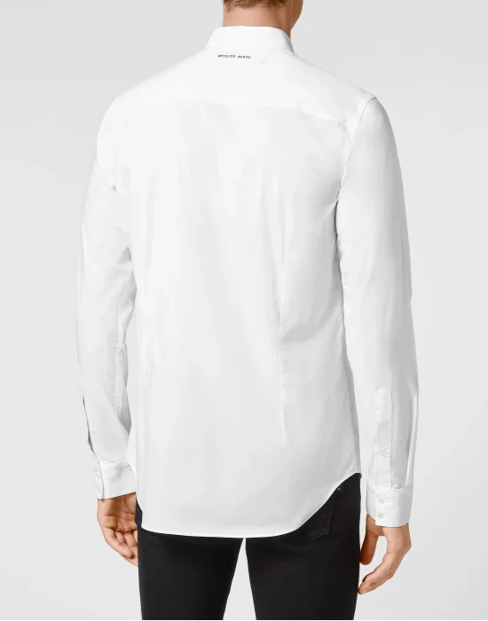 Shirt Sugar Daddy LS Embroidery Skull