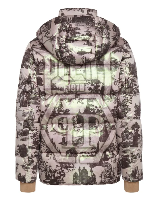 Nylon Jacket  print En PLEIN air