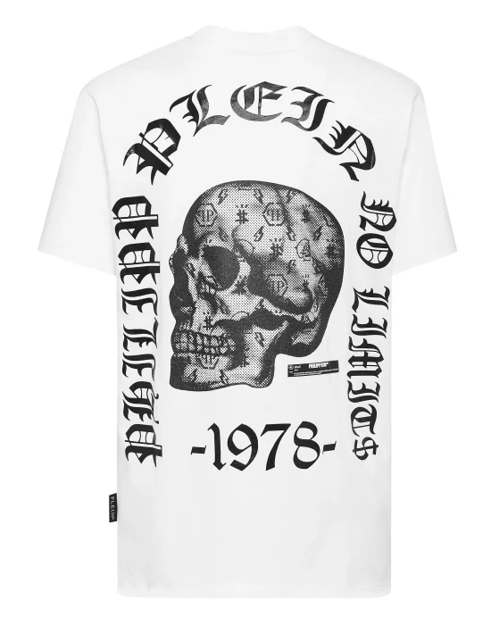 T-shirt Round Neck SS print Philipp Plein No Limit$