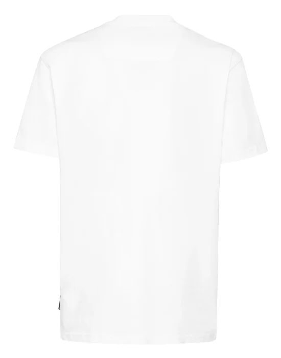 T-shirt Round Neck  SS print Keep $miling