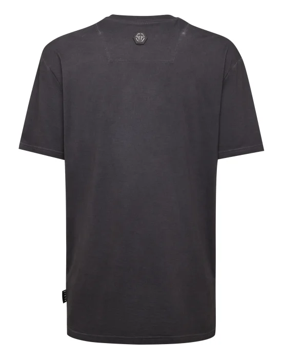 T-shirt Round Neck SS stones Skull