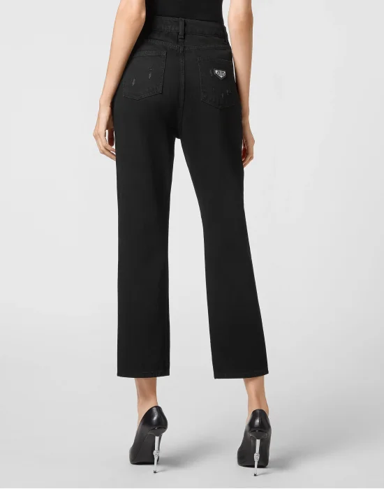 Denim Loose Fit Jet Destroyed