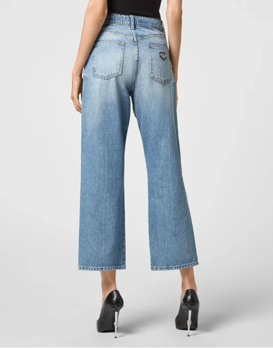 Denim High Rise Fit Skull