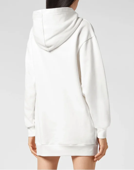 Jogging Hoodie Day Dress Crystal Chain