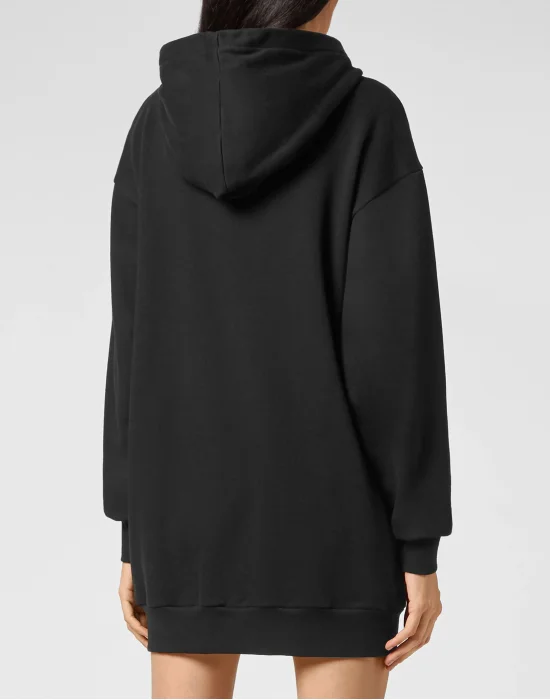 Jogging Hoodie Day Dress Crystal Chain