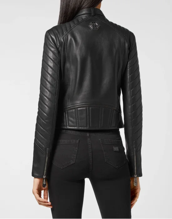 Lambskin Moto Jacket Iconic Plein
