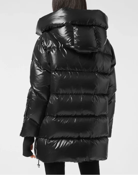 Nylon Oversize Jacket Iconic Plein