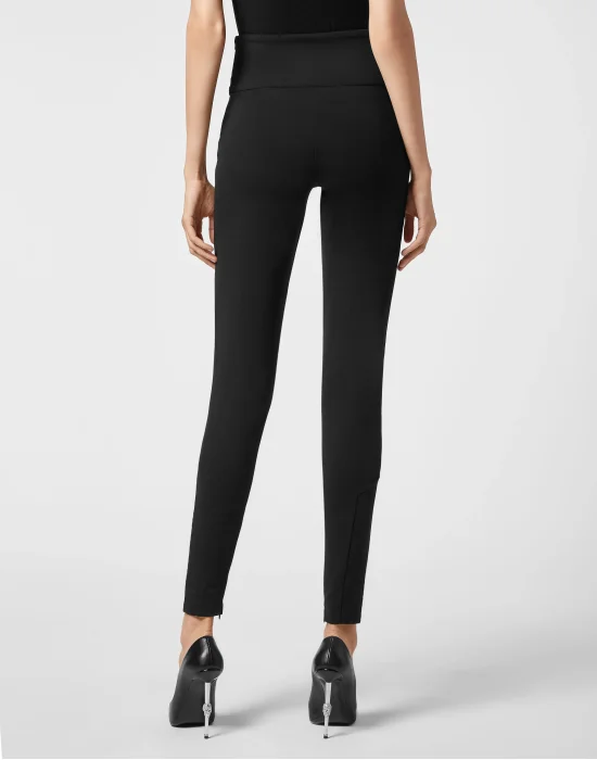 Super High Waist Biker Leggings Iconic Plein