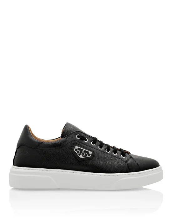 Leather Lo-Top Sneakers Iconic Plein