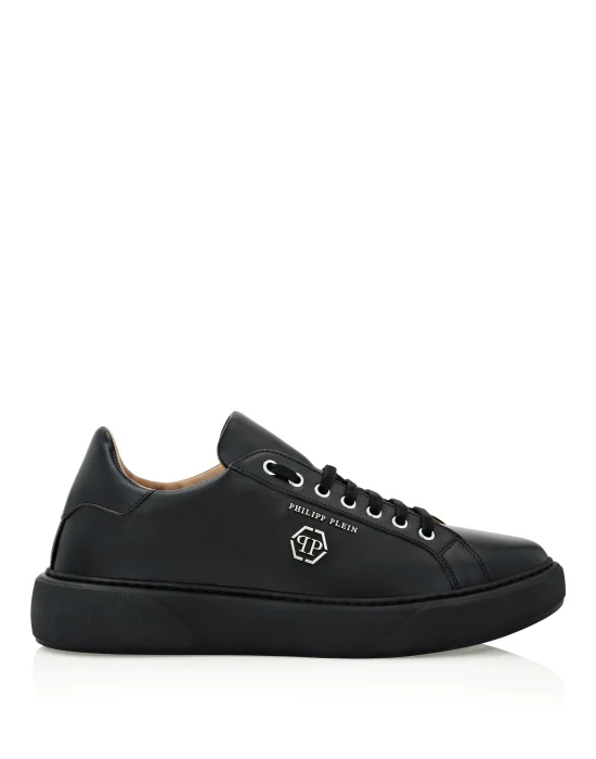 Leather Lo-Top Sneakers Hexagon