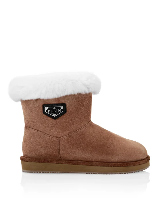 Boots Low Flat Iconic Plein