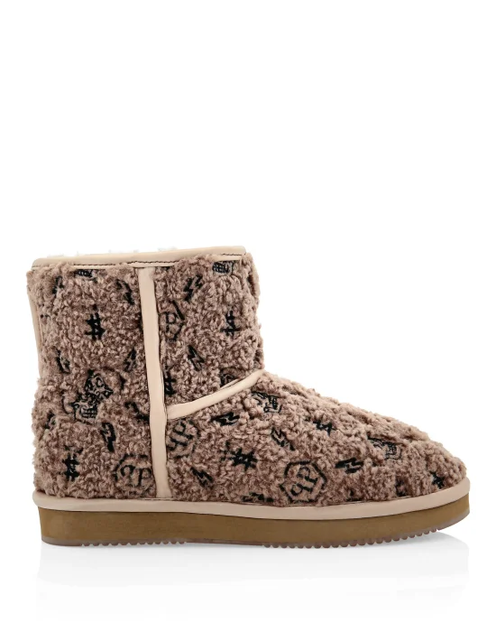 Boots Mid Flat Monogram