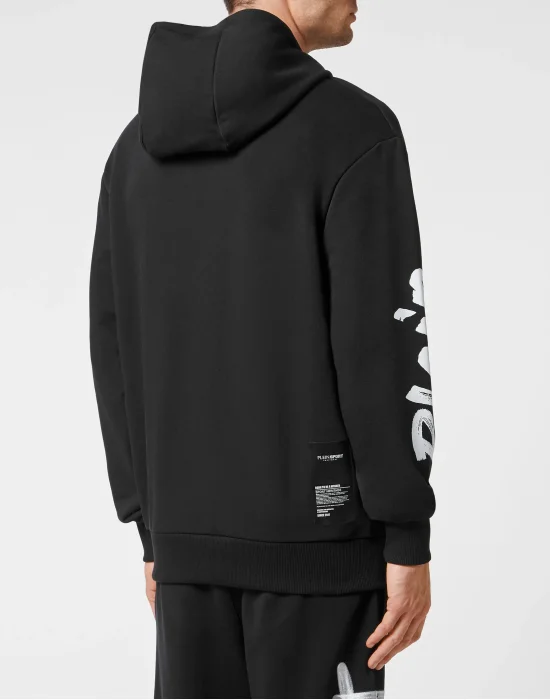 Hoodie Sweatshirt Stencil Tiger Street Fighter