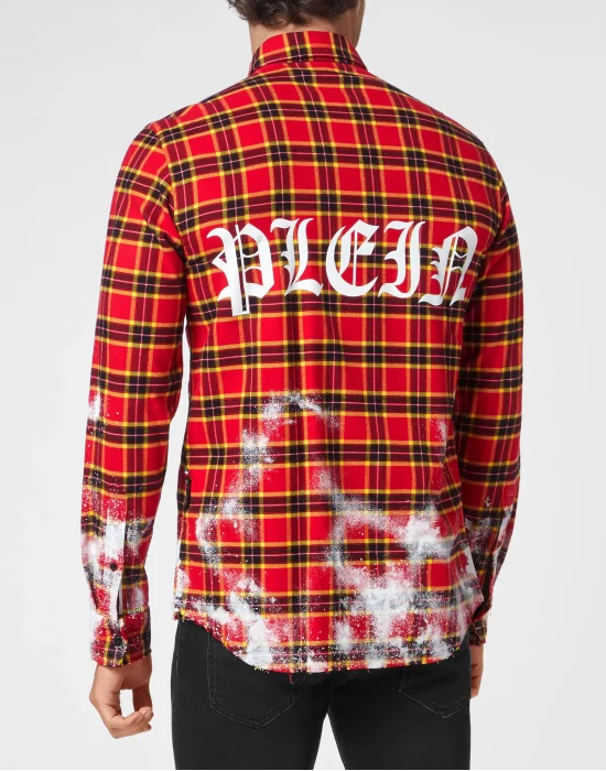 Flannel Sugar Daddy Cut LS Gothic Plein