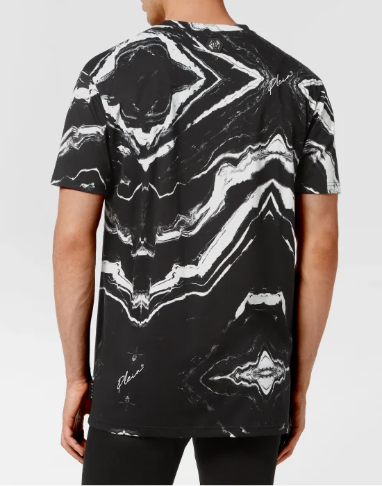 T-shirt Round Neck SS Marble