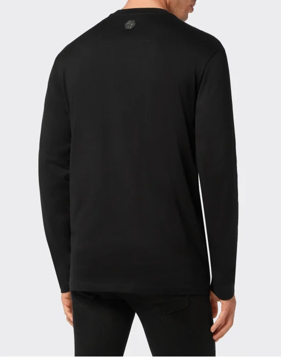T-shirt Round Neck LS Skull