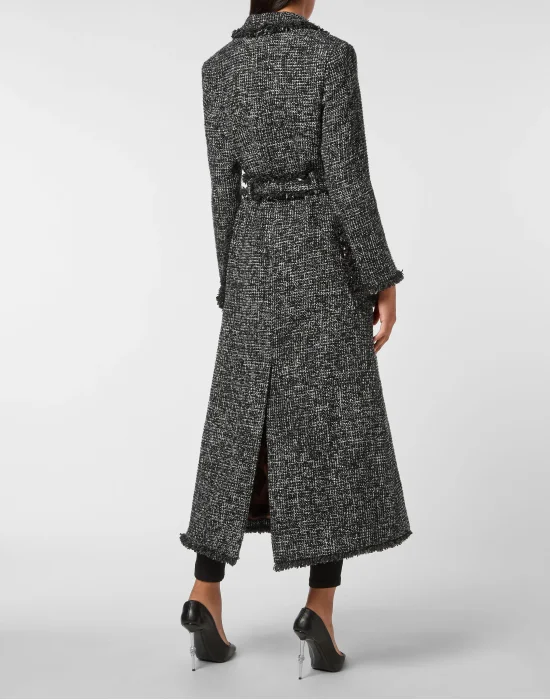 Tweed Long Coat