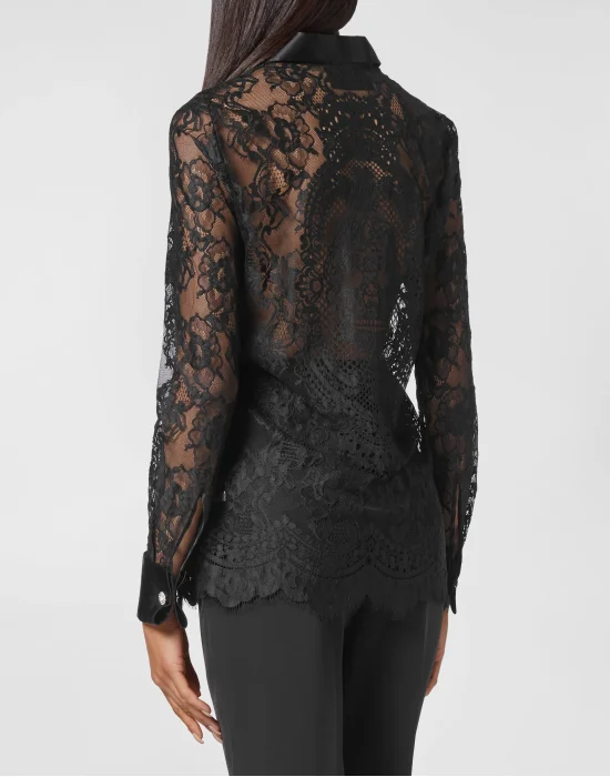 Lace Classic Shirt Lace