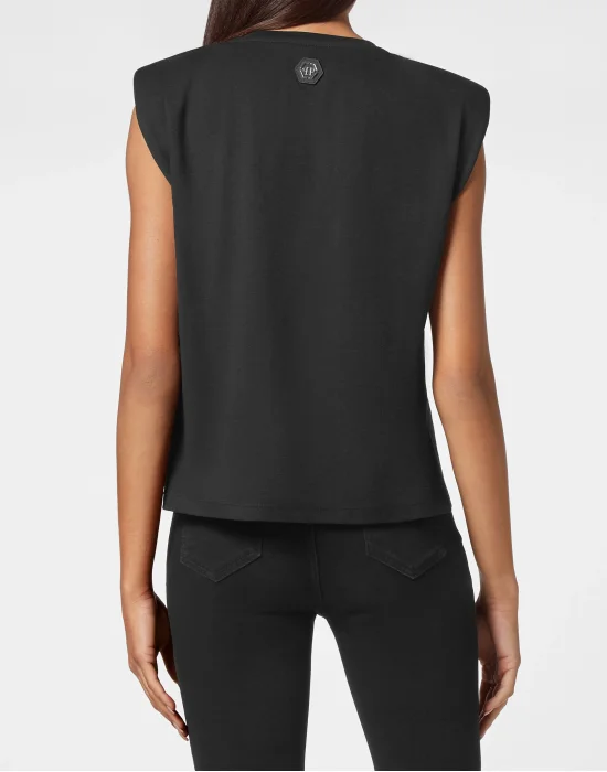 Tank Top Padded Shoulder Philipp Plein TM