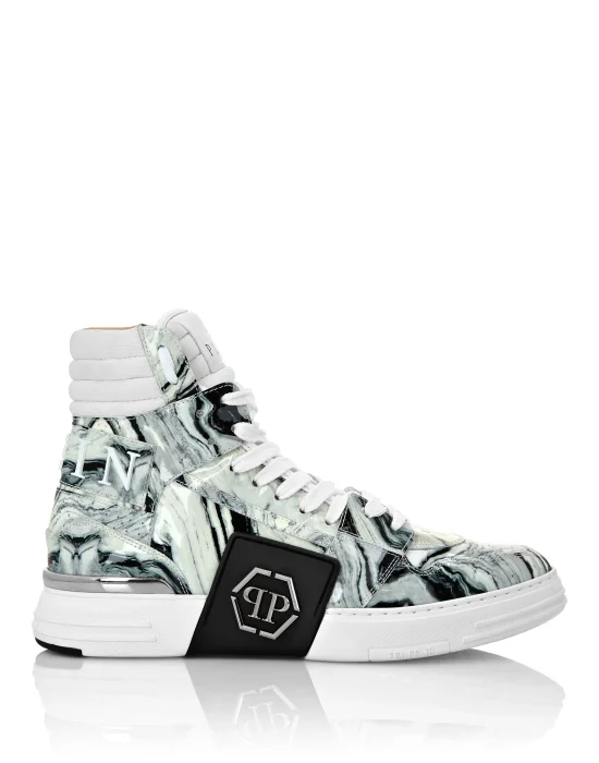 Hi-Top Sneakers Marble