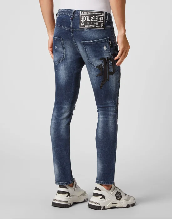 Denim Trousers Skinny Fit Skull&Bones