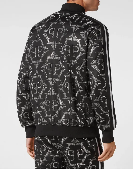 Jogging Zipped Jacket Chrome