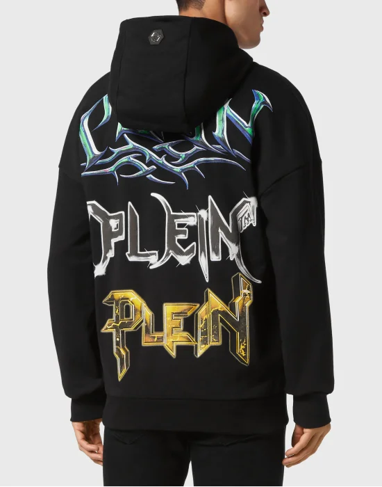 Hoodie sweatshirt Lettering