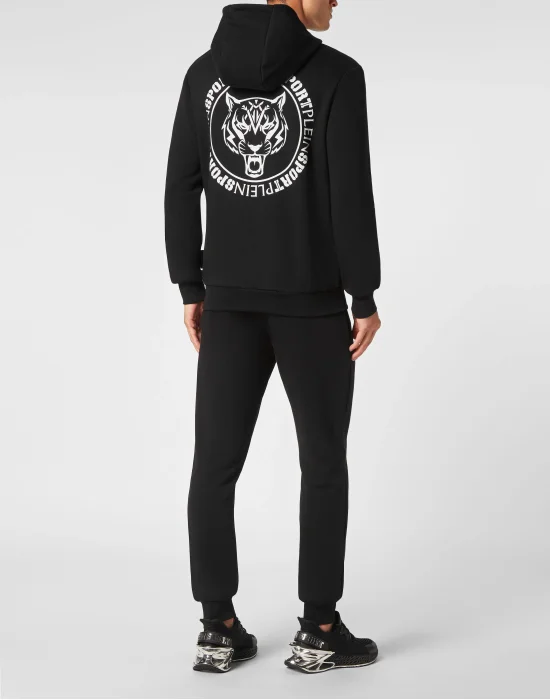 Jogging Tracksuit: Hoodie Sweatjacket/Trousers Tiger