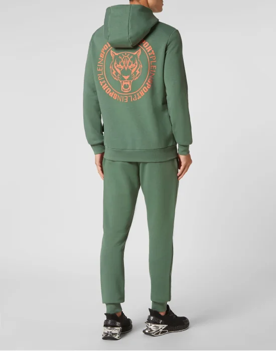 Jogging Tracksuit: Hoodie Sweatjacket/Trousers Tiger