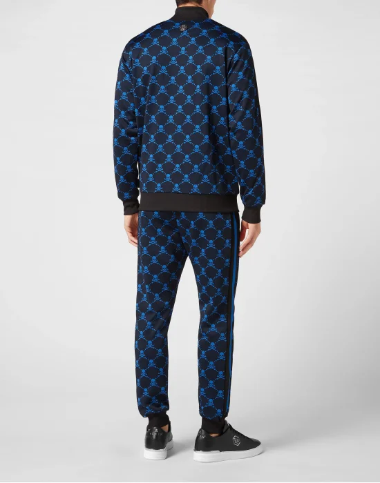 Jacquard & Jersey Jogging Tracksuit: Top/Trousers Skull&Bones