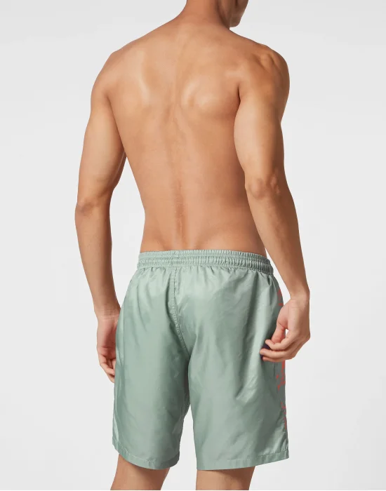 Long Swim-Trunks Tiger