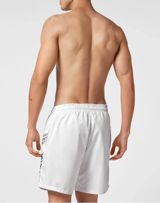 Long Swim-Trunks Lettering