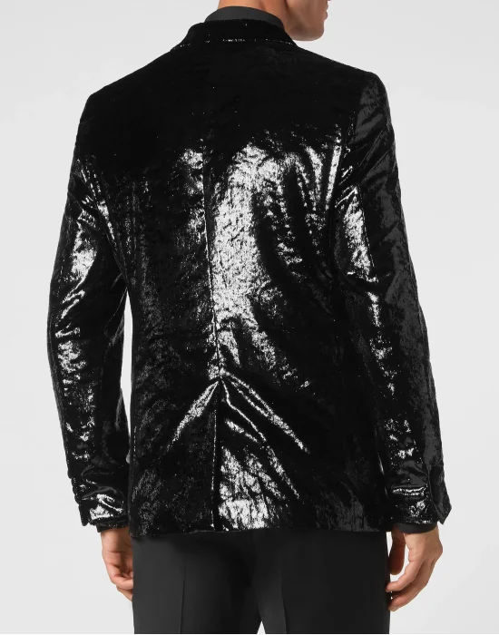 Velvet & Lurex Blazer Lord fit Sartorial